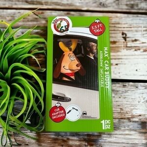 Grinch Max Dog Car Buddy Airblown Inflatable NEW Blow Up Christmas Decor